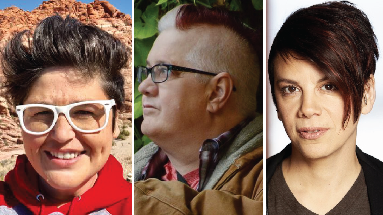 Three photos of intersex activists side-by-side. Next Avenue, intersex elder