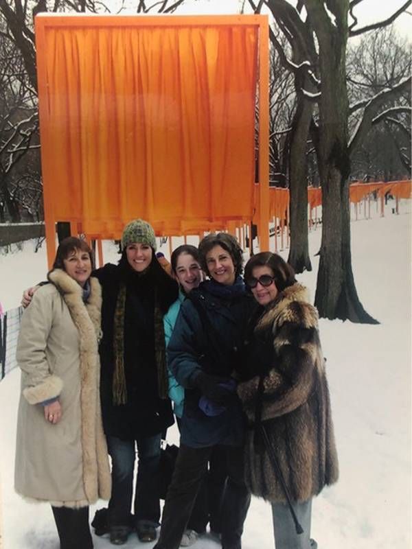 A group of friends wearing fur coats in central park. Next Avenue, what to do with old fur coats