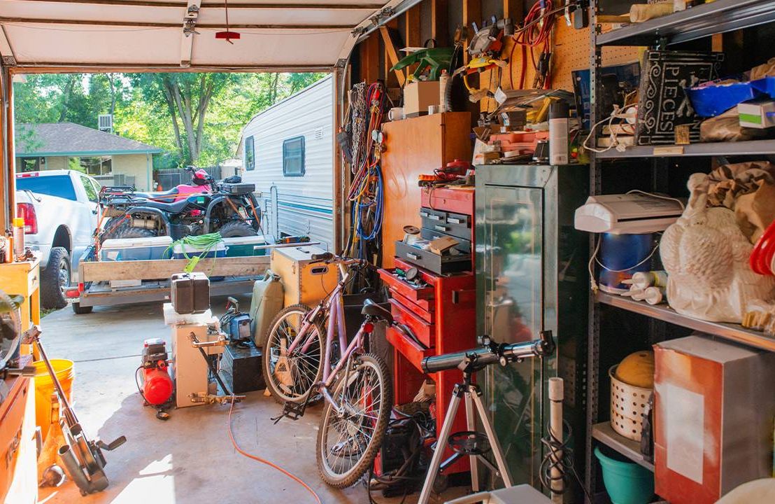 A cluttered garage. Next Avenue