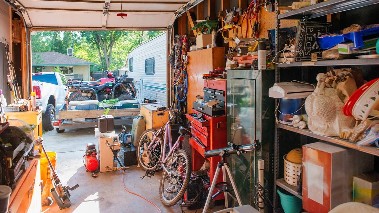A cluttered garage. Next Avenue