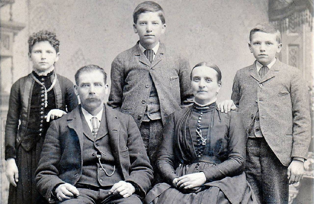 A black and white photo of the writer's ancestors. Next Avenue, how to preserve family history