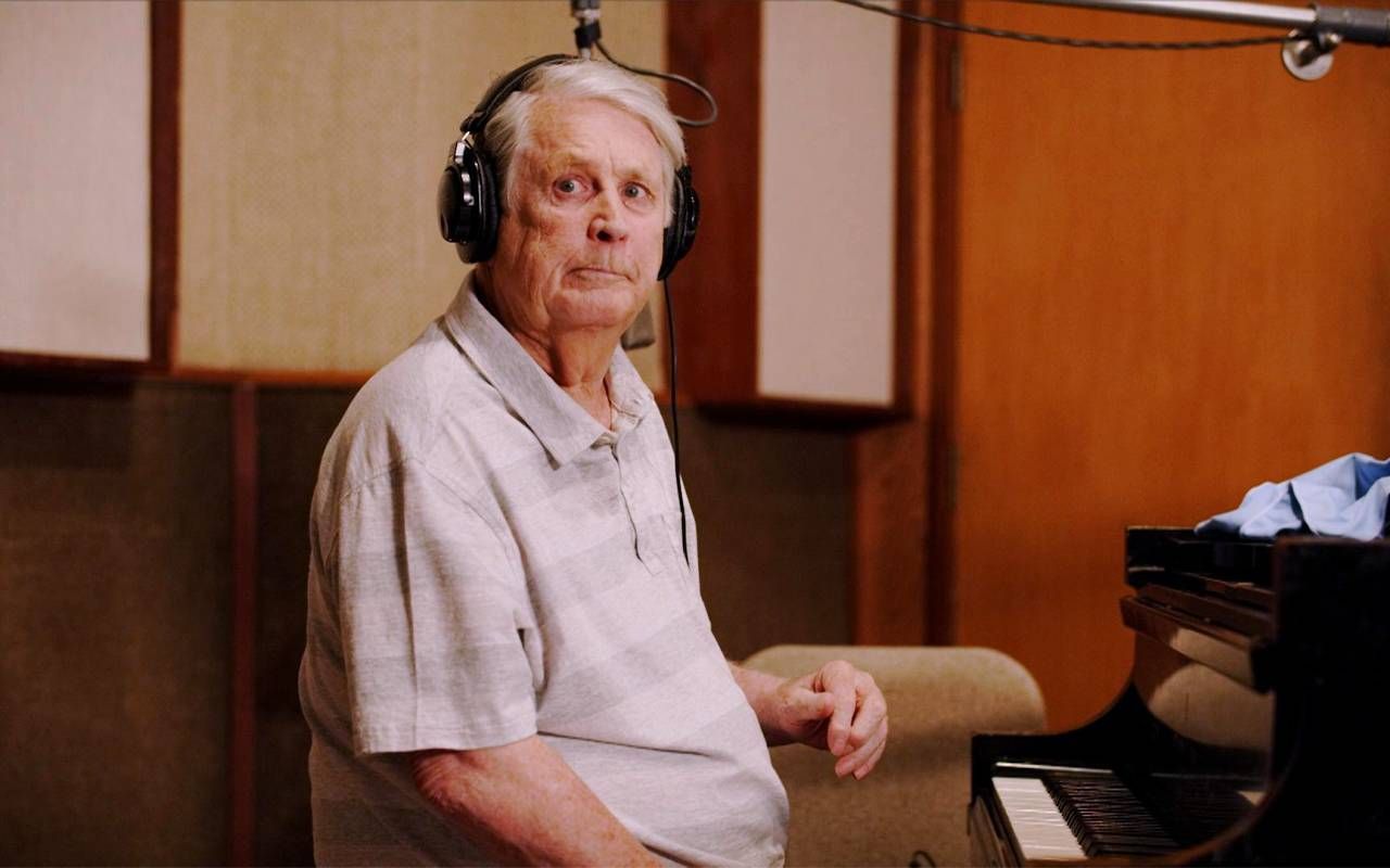 Brian Wilson from the Beach Boys producing a song in the studio. Next Avenue,
