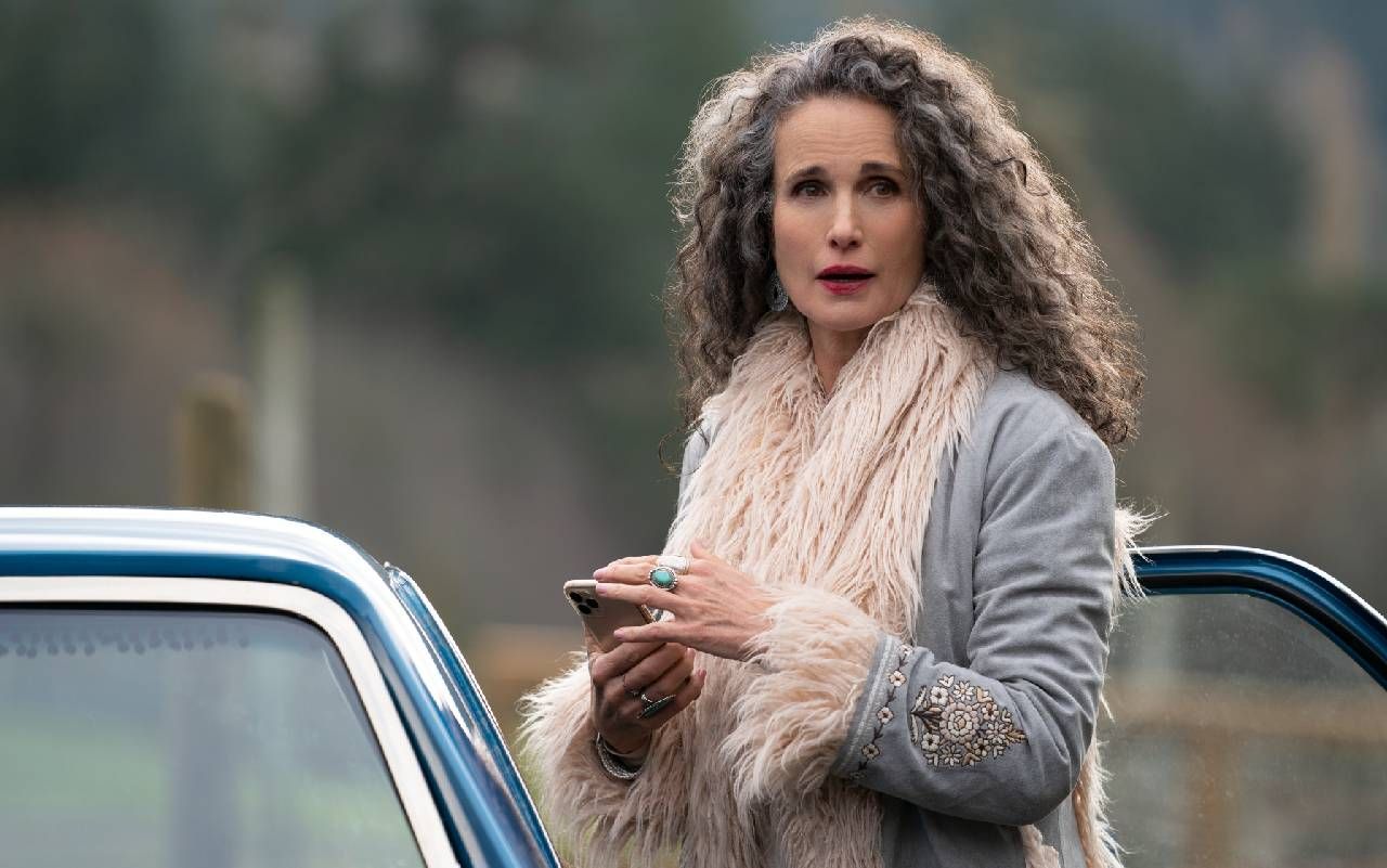 andie macdowell curly hair