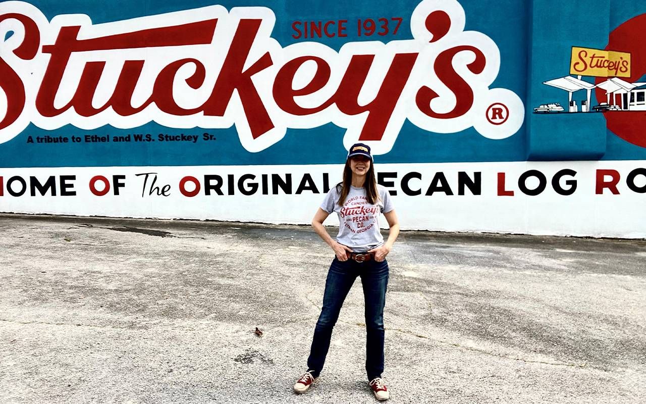 A Stuckey's mural. Next Avenue, family business, stuckey's