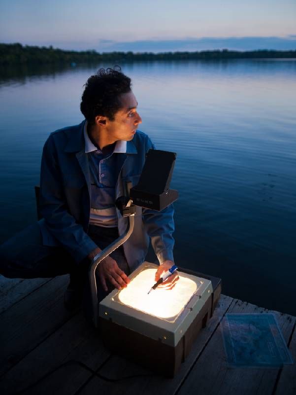 A man near a lake at dusk. Next Avenue, arts communities