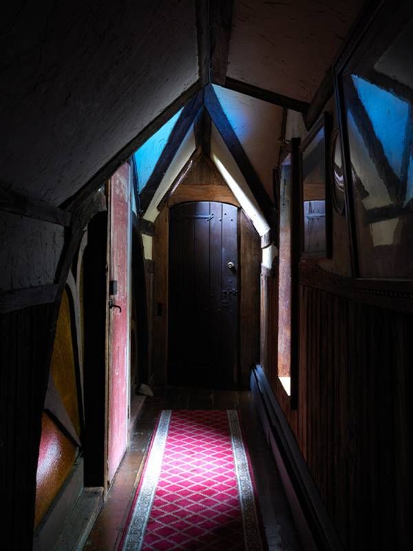 Interior hallway inside Wing's Castle. Next Avenue