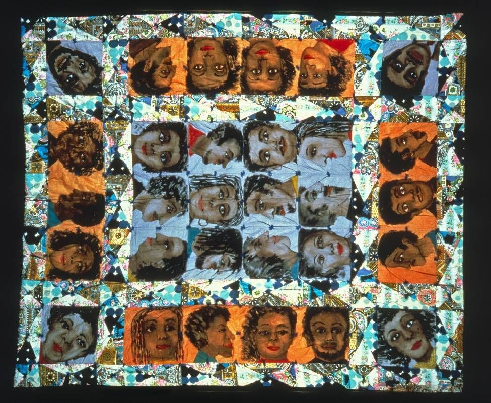 A colorful quilt. Next Avenue, contemporary quilts, Faith Ringgold