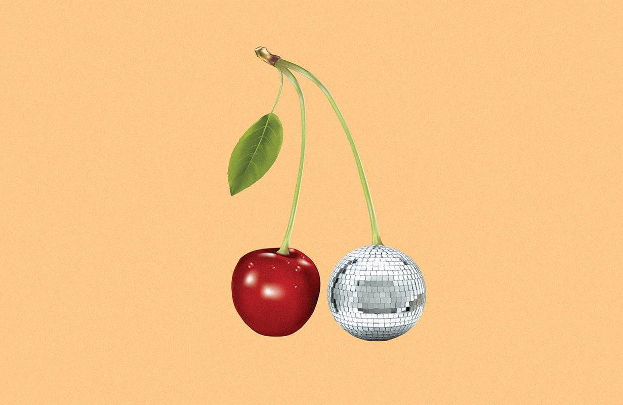 A cherry and a disco ball. Next Avenue, how music impacts taste, musical menu