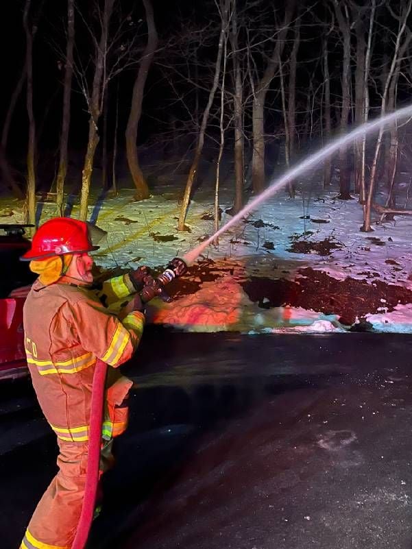 A firefighter during training. Next Avenue, retirement, volunteer firefighter