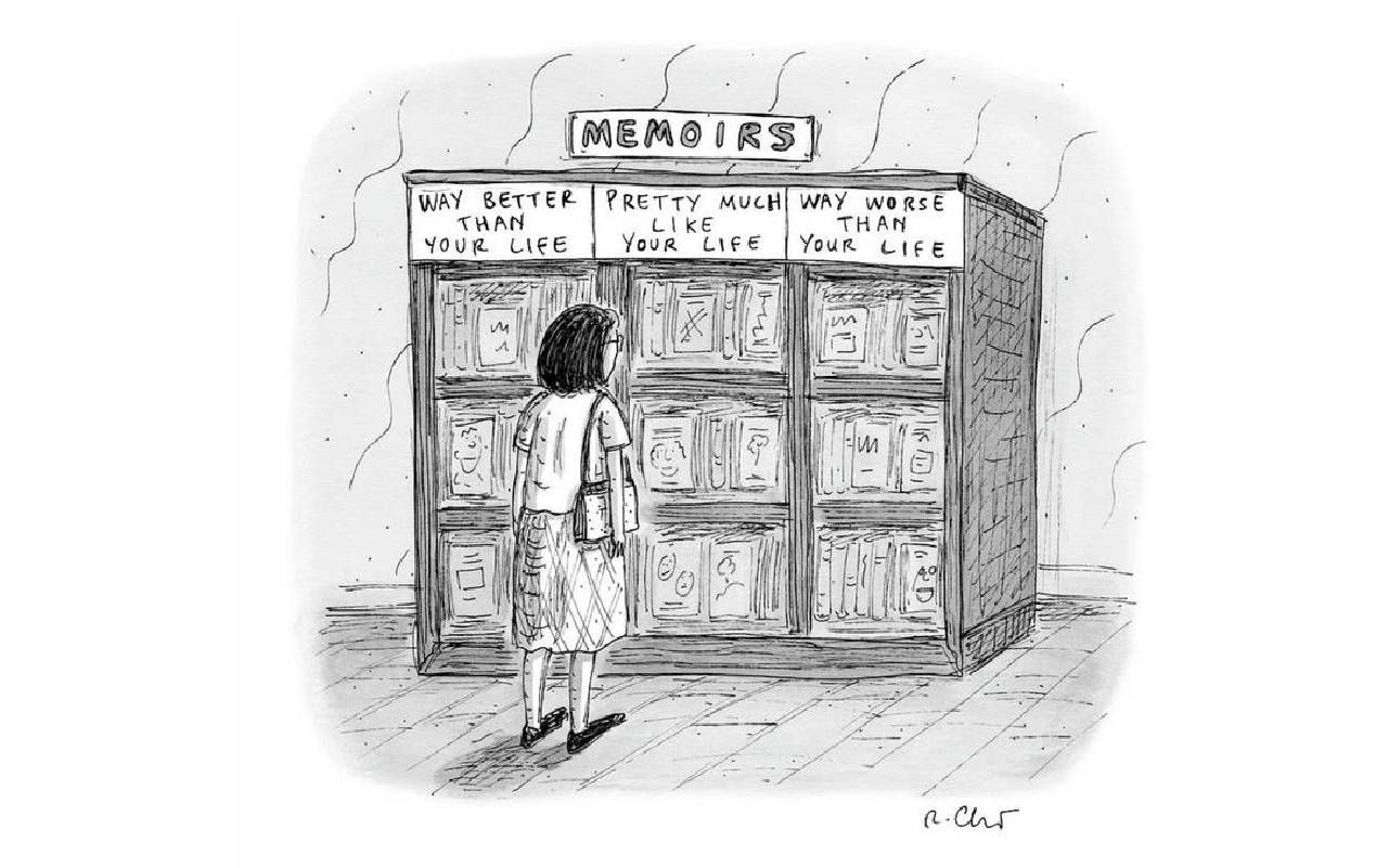 A black and white comic by Roz Chast. Next Avenue