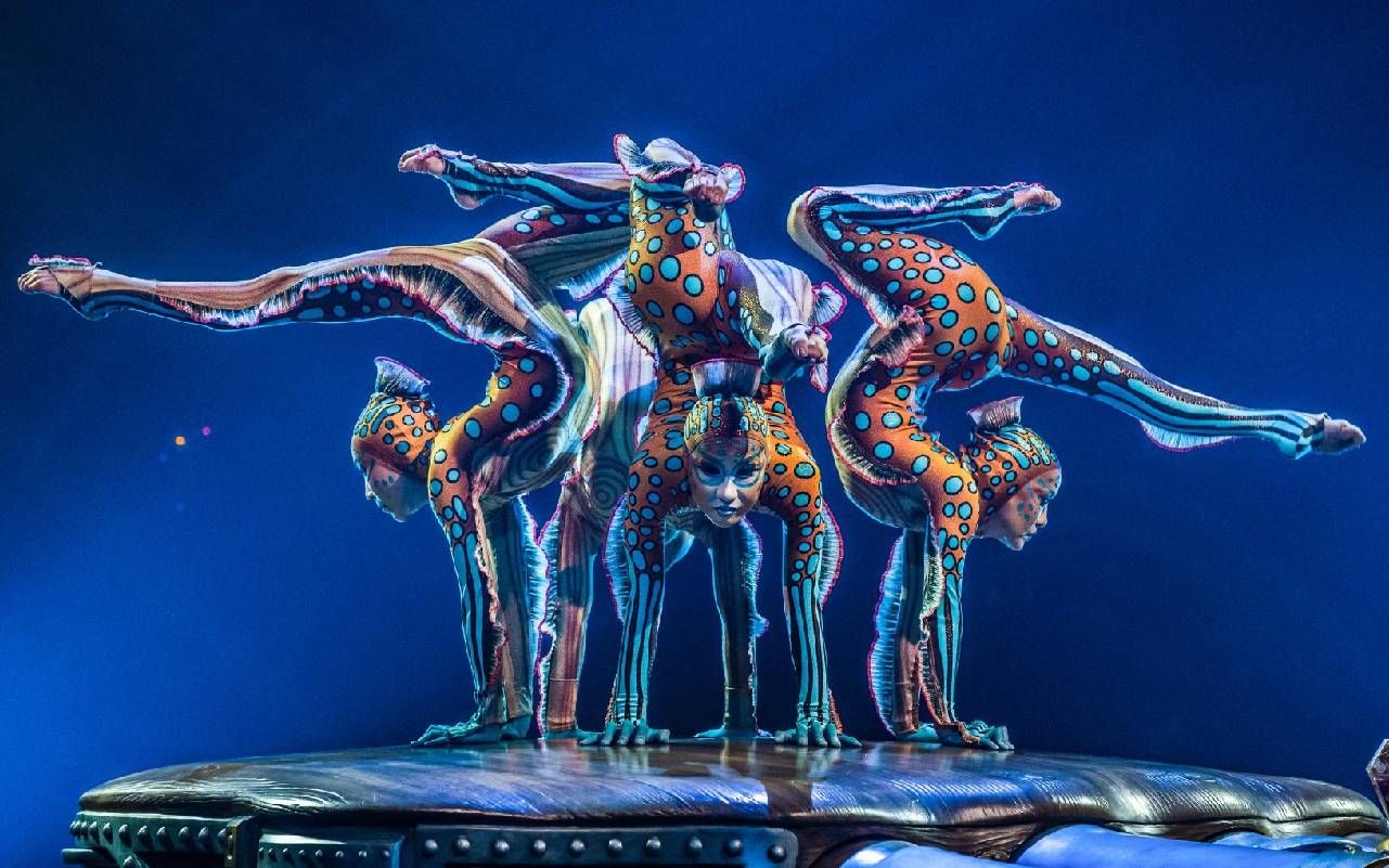 Cirque du Soleil performers on stage. Next Avenue, Your Brain on Art