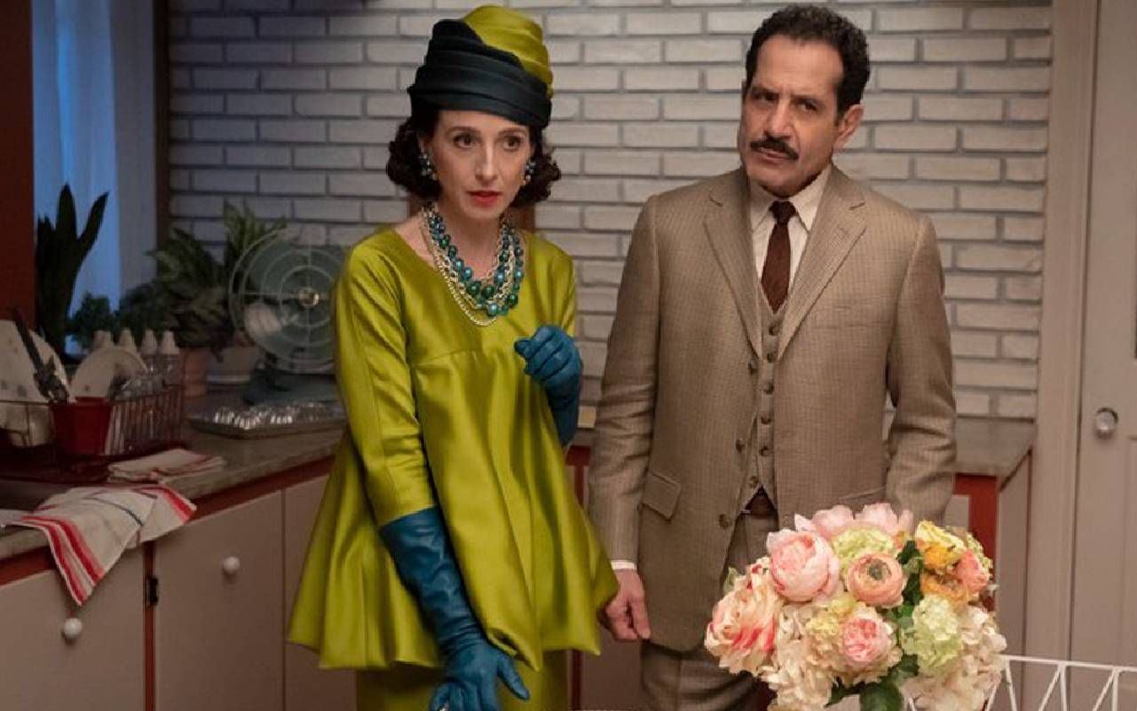 A still from The Marvelous Mrs. Maisel. Next Avenue, Tony Shalhoub, Monk