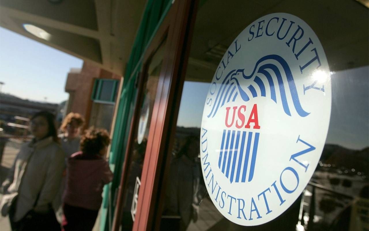 Exterior of a social security administration building. Next Avenue, social security repayment, letters