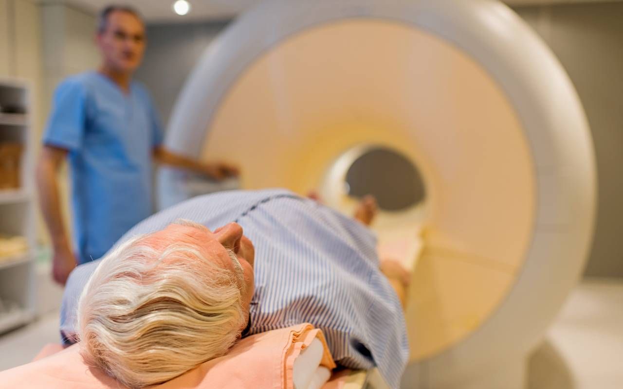 A man preparing for an MRI scan. Next Avenue, prostate cancer