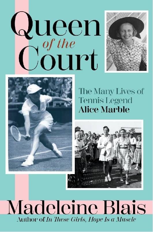 Book cover. Next Avenue, Alice, Marble, Queen of the Court, Tennis