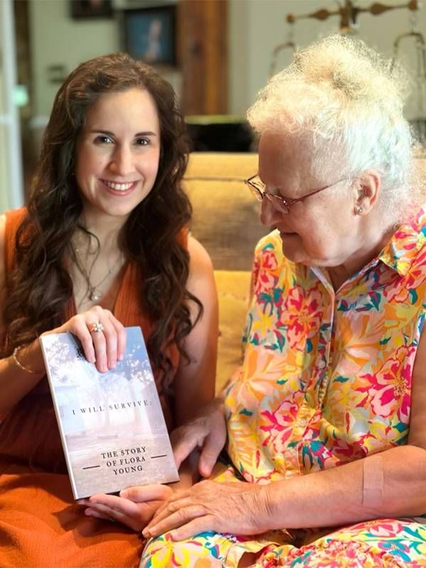 A woman and her grandmother on a couch. Next Avenue