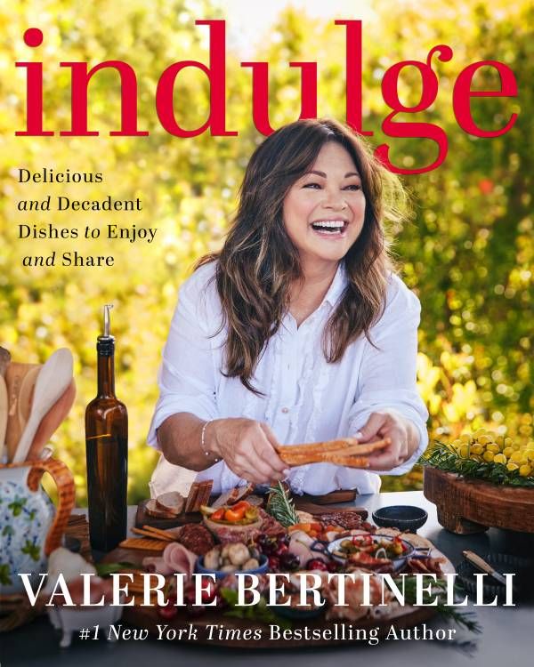 Book cover of Valerie Bertinelli's cookbook. Next Avenue, indulge