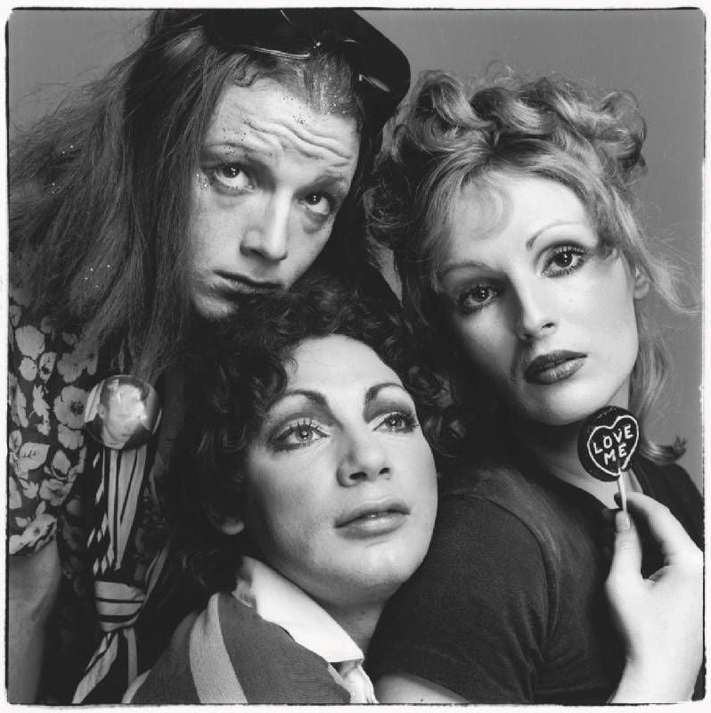 A black and white photo of three people. Next Avenue, Candy Darling