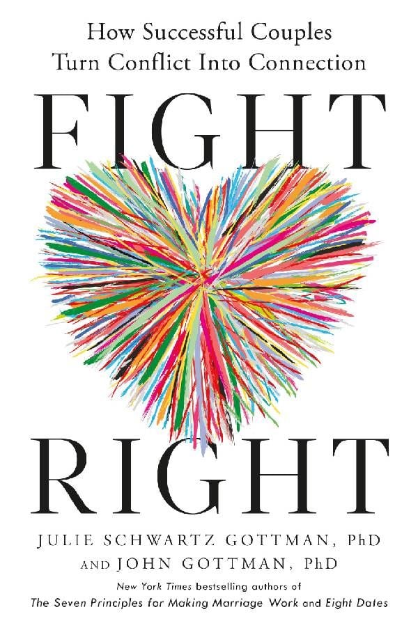 Book cover of "Fight Right" by Julie and John Gottman. Next Avenue