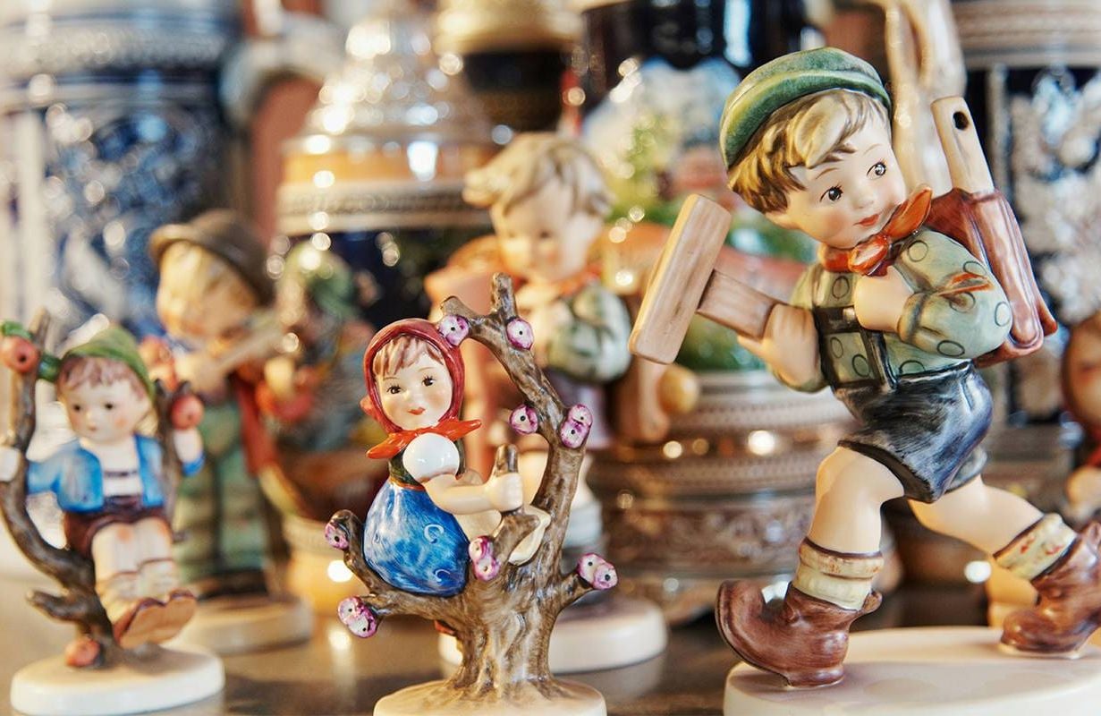Hummel figurines on a shelf. Next Avenue, downsizing