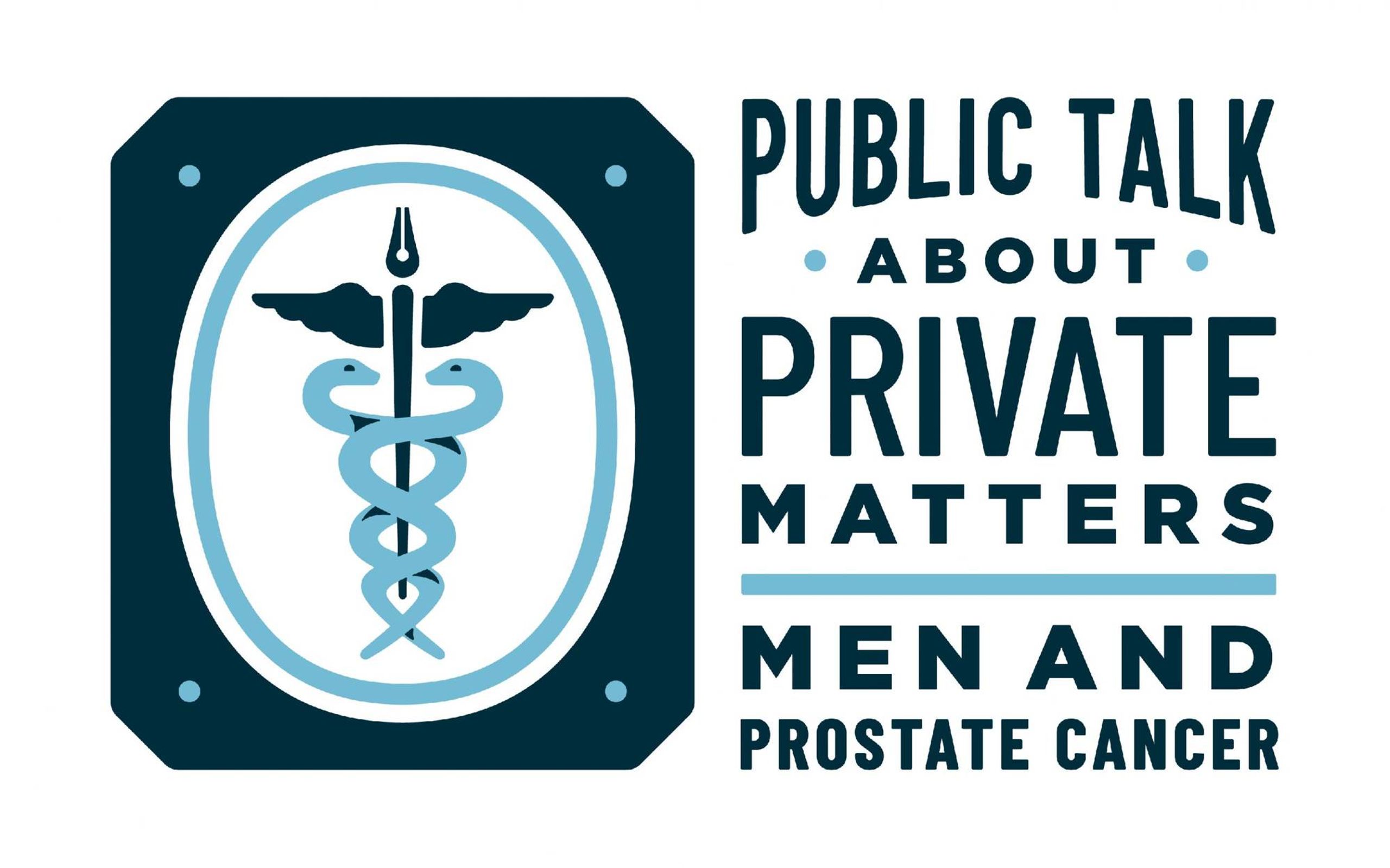 A graphic that reads, "Public talk about private matters. Men and prostate cancer". Next Avenue