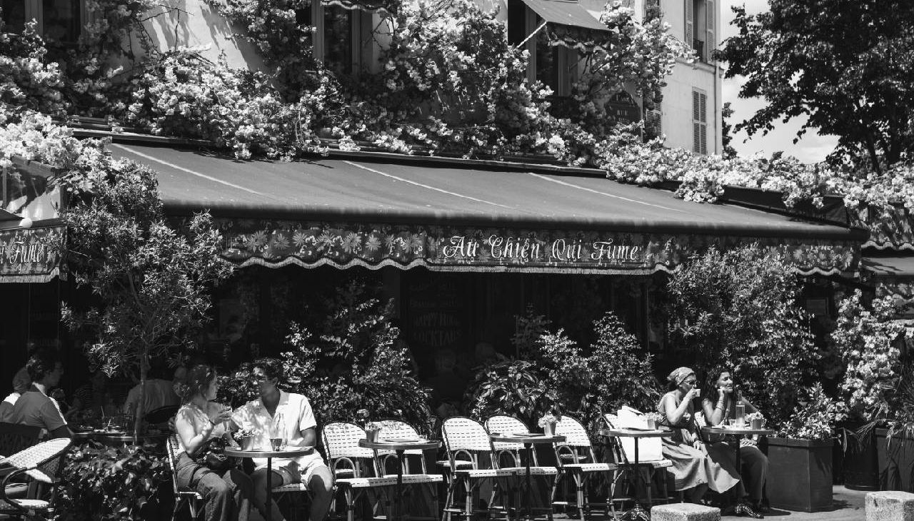 Exterior of a vintage French restaurant. Next Avenue
