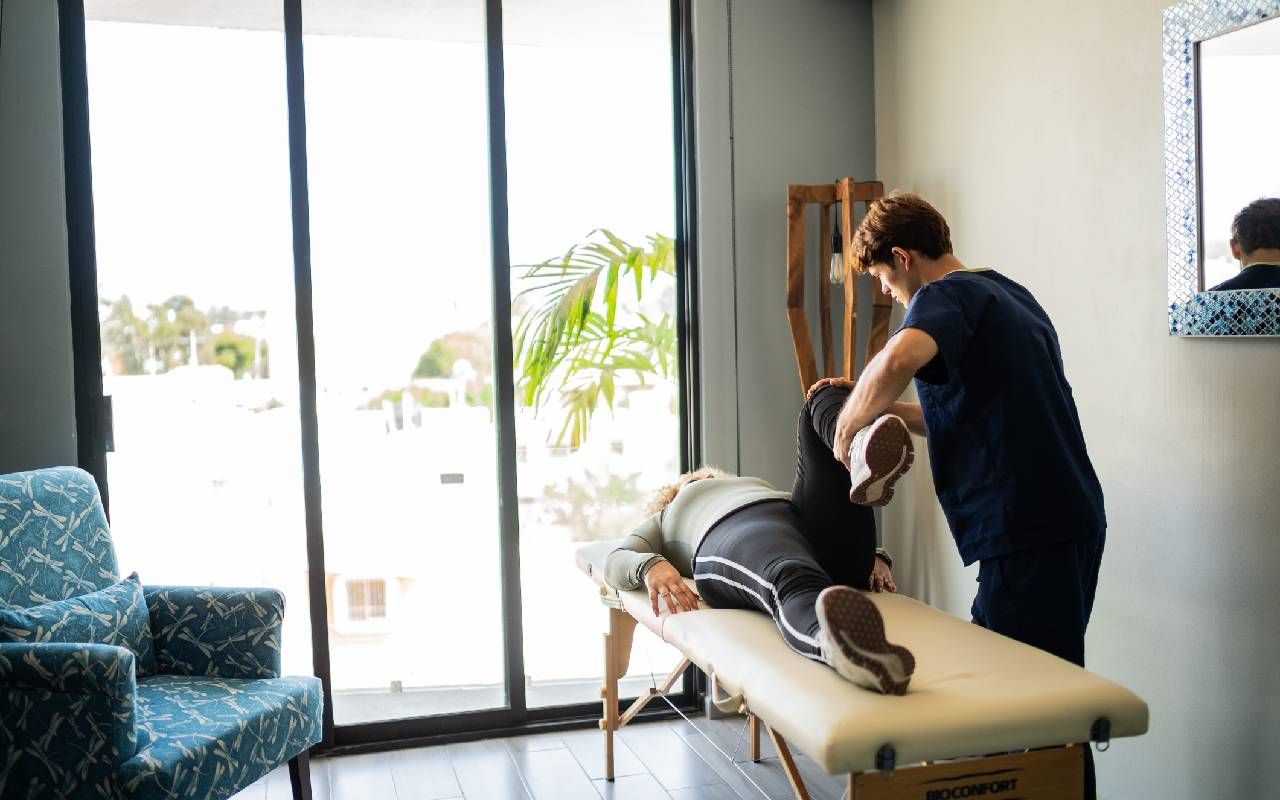 A patient getting PT for sciatica pain. Next Avenue