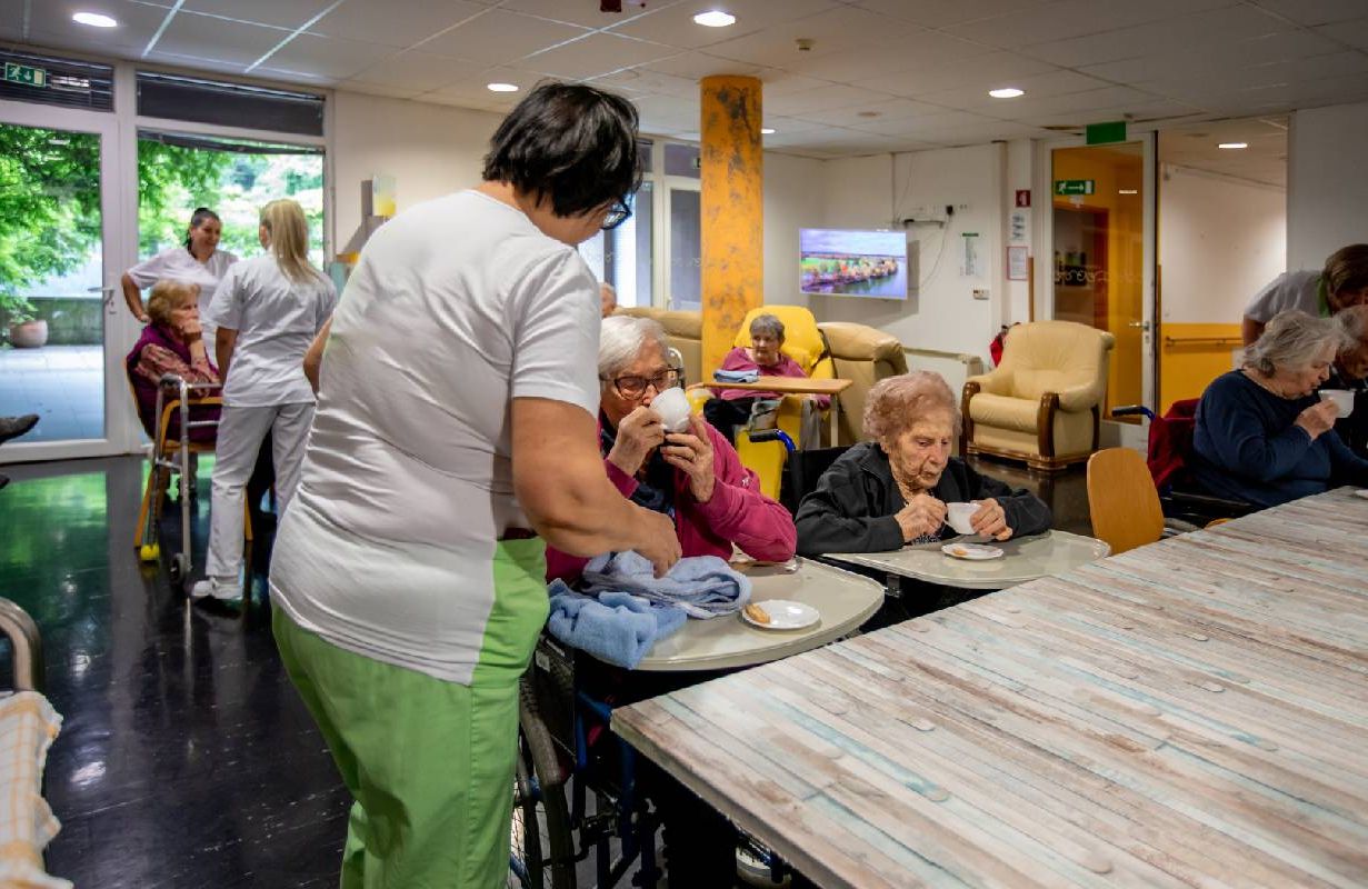Caregiving workers at a nursing home. Next Avenue, immigration, healthcare