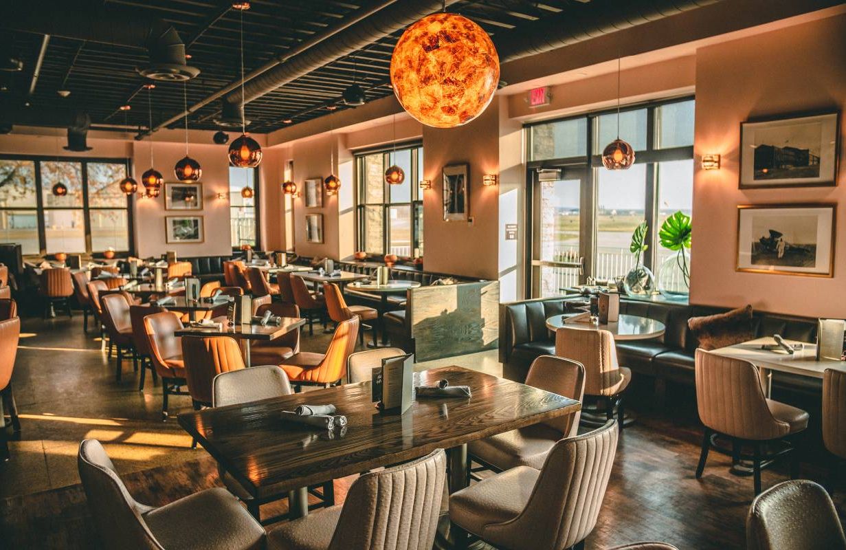 Restaurant interior. Next Avenue