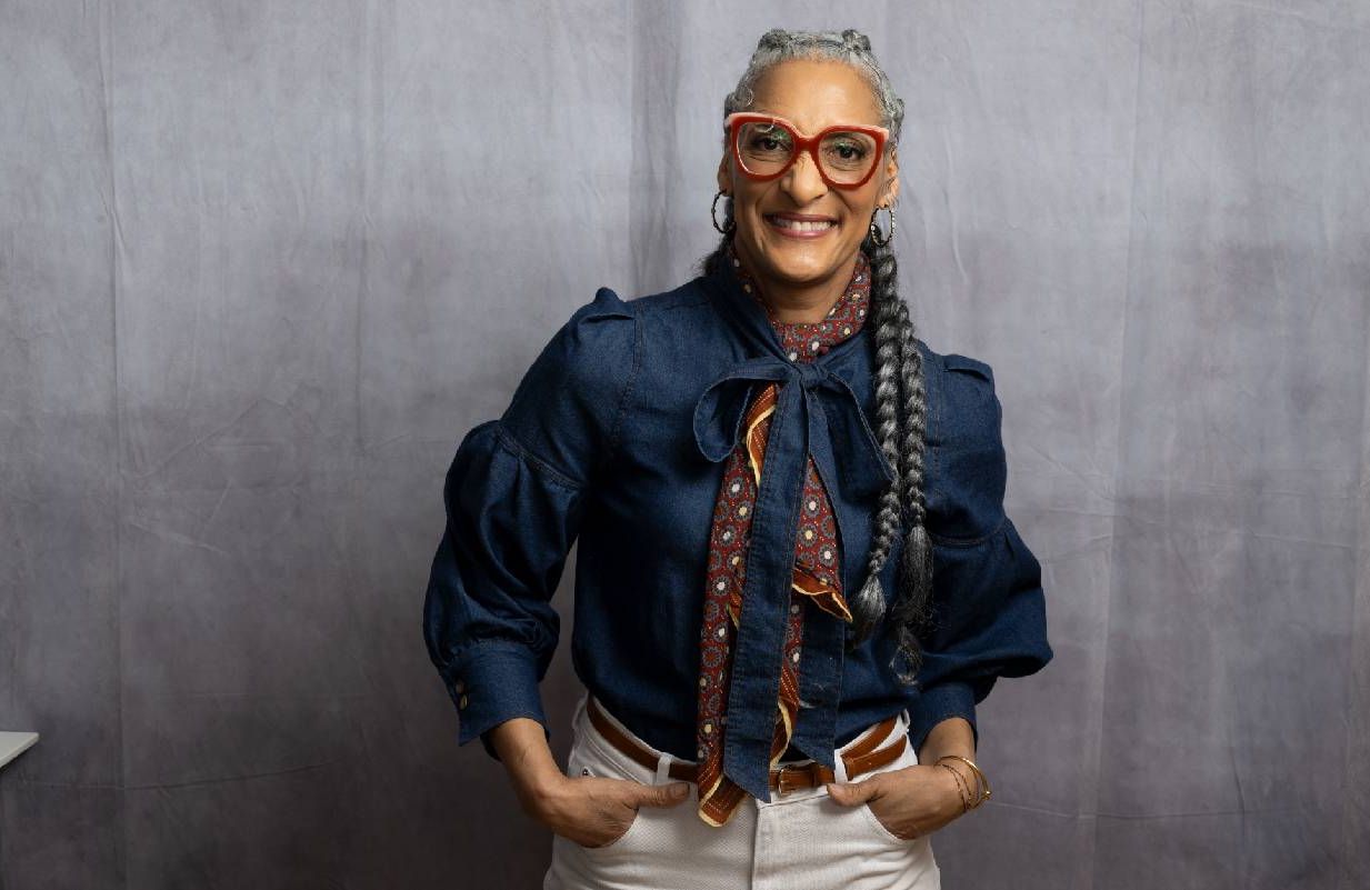 Headshot of Carla Hall. Next Avenue, top chef