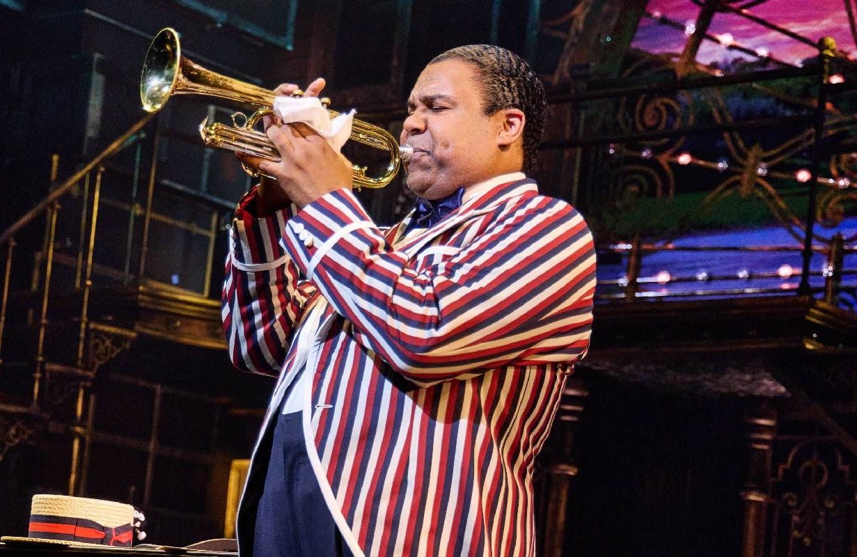 James Monroe Iglehart as Louis Armstrong in A Wonderful World The Louis Armstrong Musical. Next Avenue