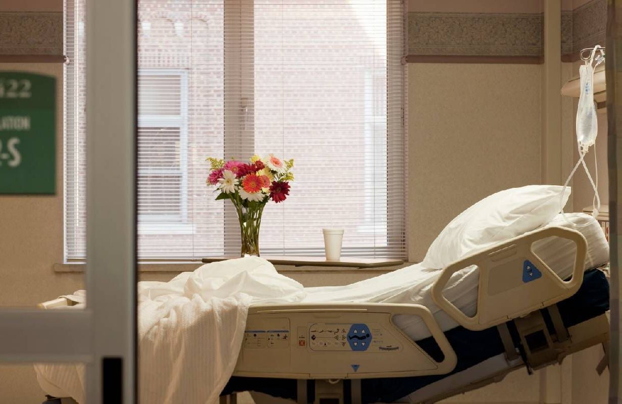 An empty hospital room. Next Avenue, unexpected widow