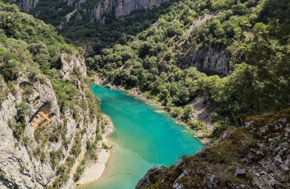 Glacial-blue waters in a canyon. Next Avenue, quiet travel