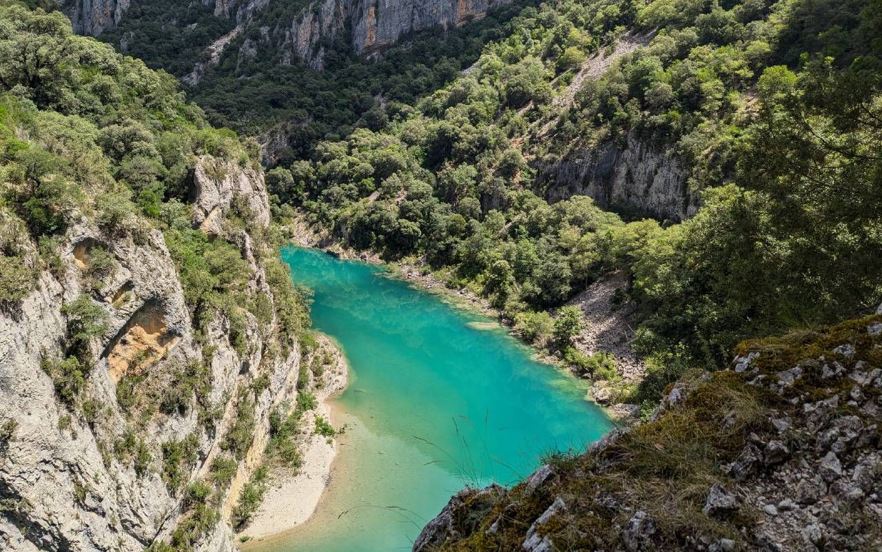 Glacial-blue waters in a canyon. Next Avenue, quiet travel