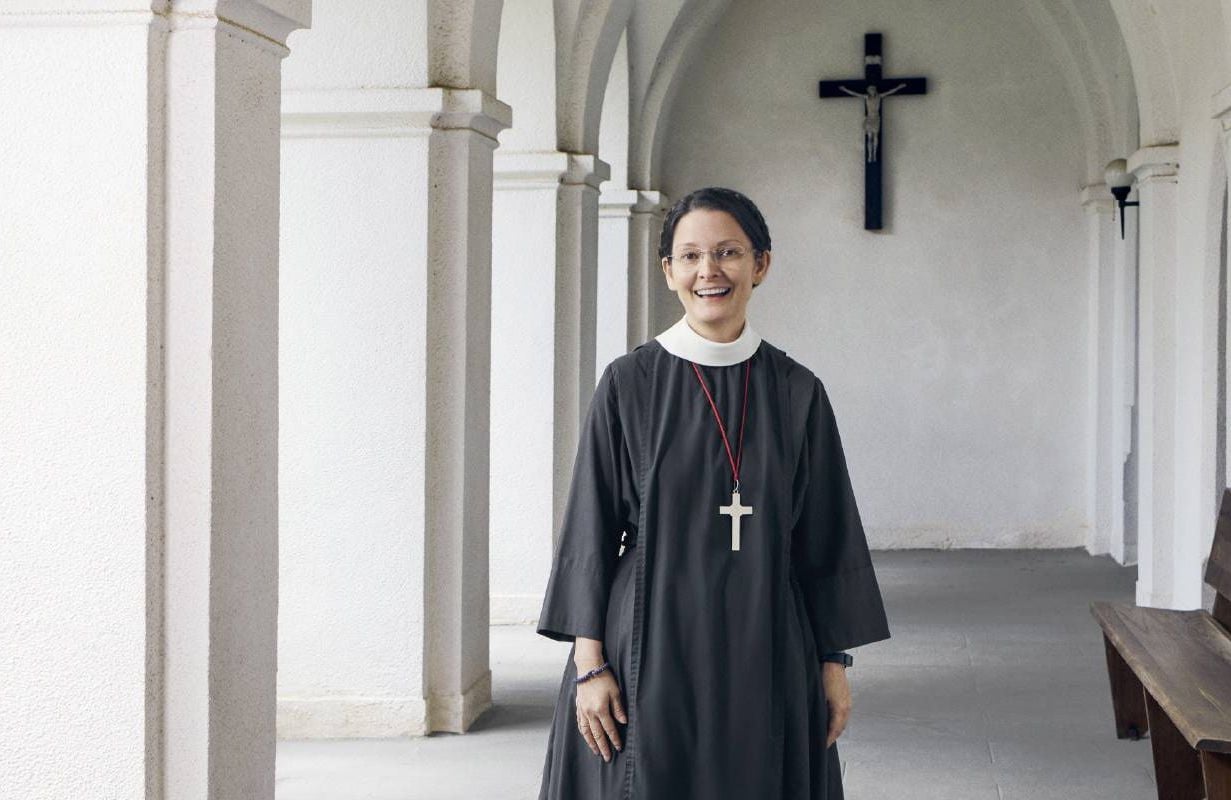 Headshot of a woman in a convent. Next Avenue