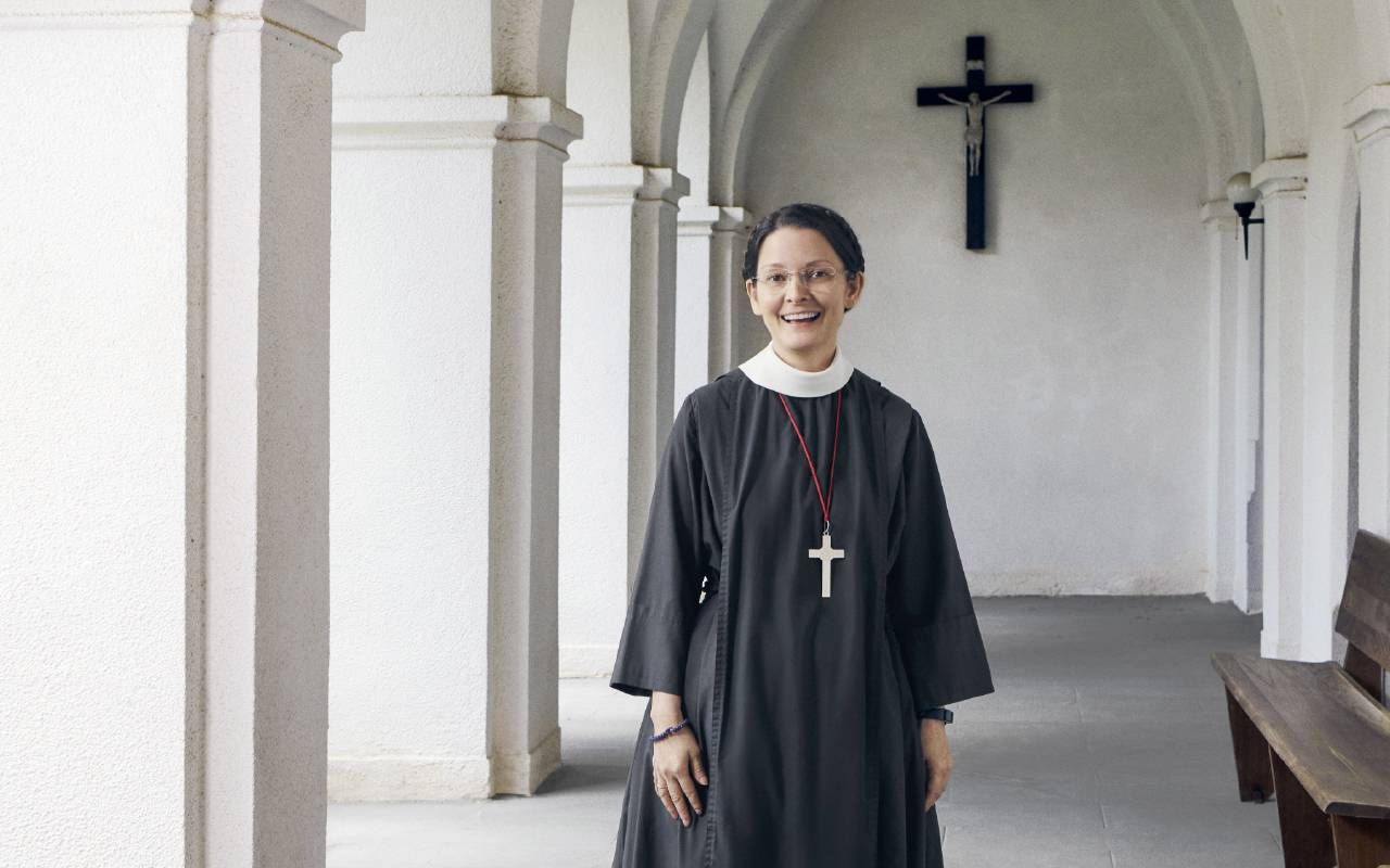 Headshot of a woman in a convent. Next Avenue