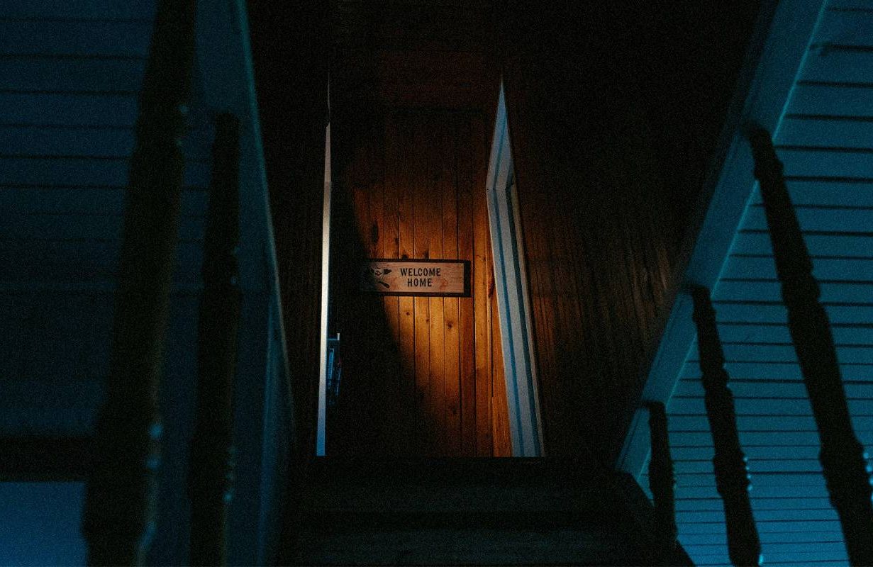 A creepy staircase in a home. Next Avenue, haunted house