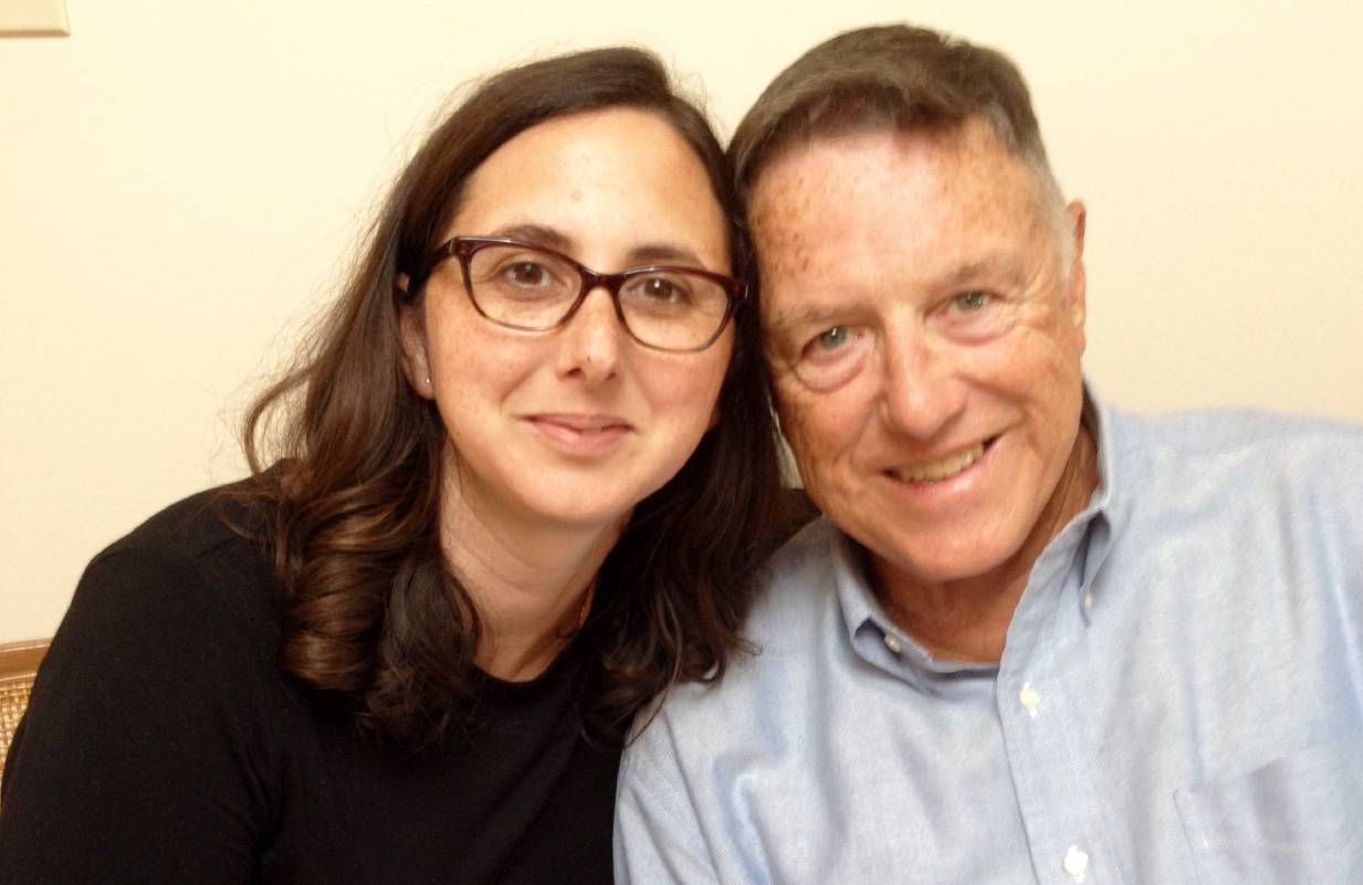 Devora Rogers and her father. Next Avenue, distant father
