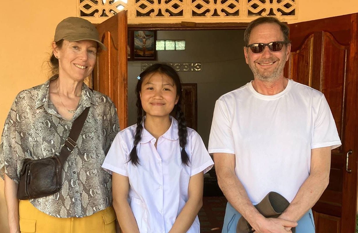Three people smiling together. Next Avenue, travel , ethical tours