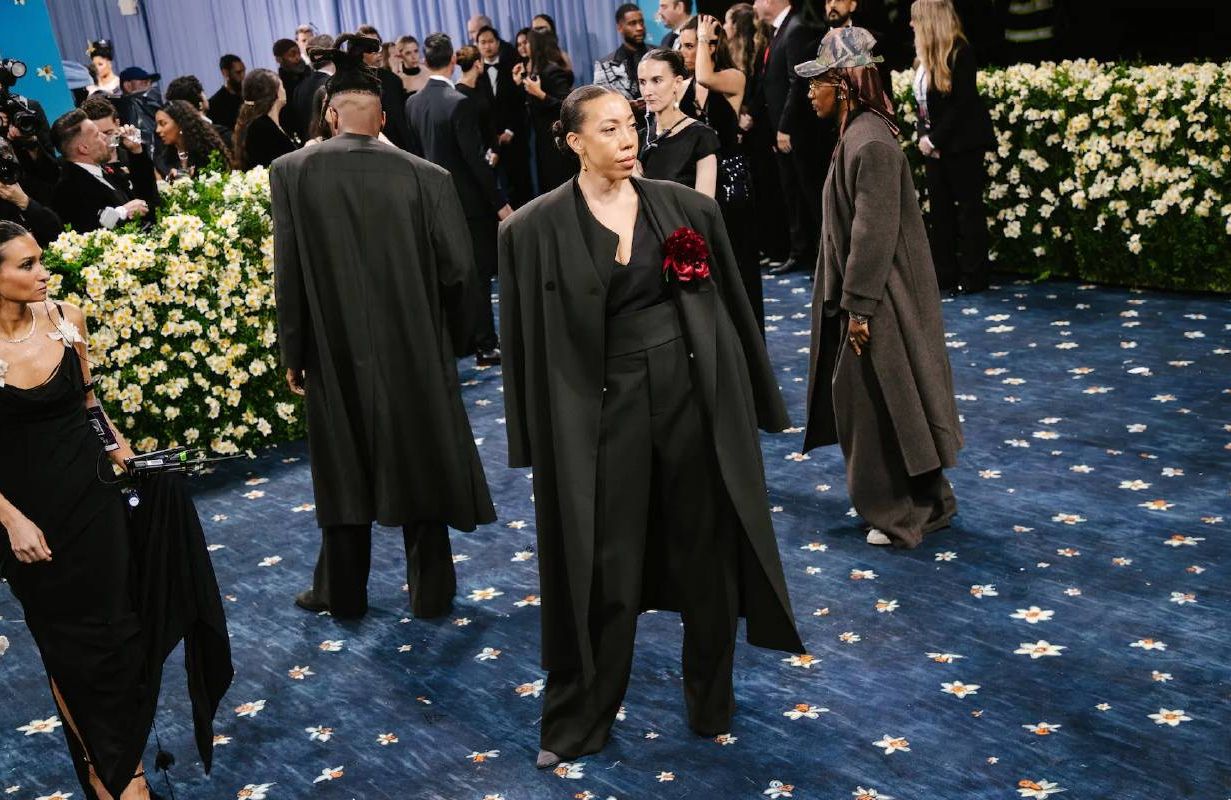 A person posing for photos on the red carpet. Next Avenue, Amy Sherald