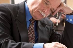 Man sitting with glasses