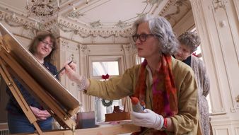 Tara Sweeney in residency at the American Swedish Institute for A to Zåäö. 