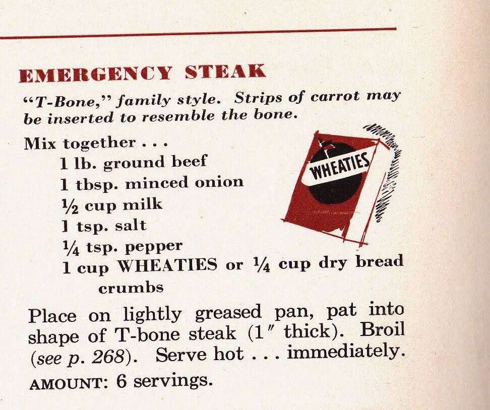 Emergency Steak Recipe