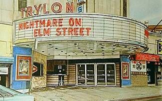 The Trylon theater located in the Rego Park section of Queens New York.