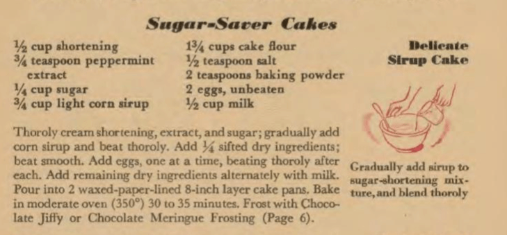 sugar savers cake