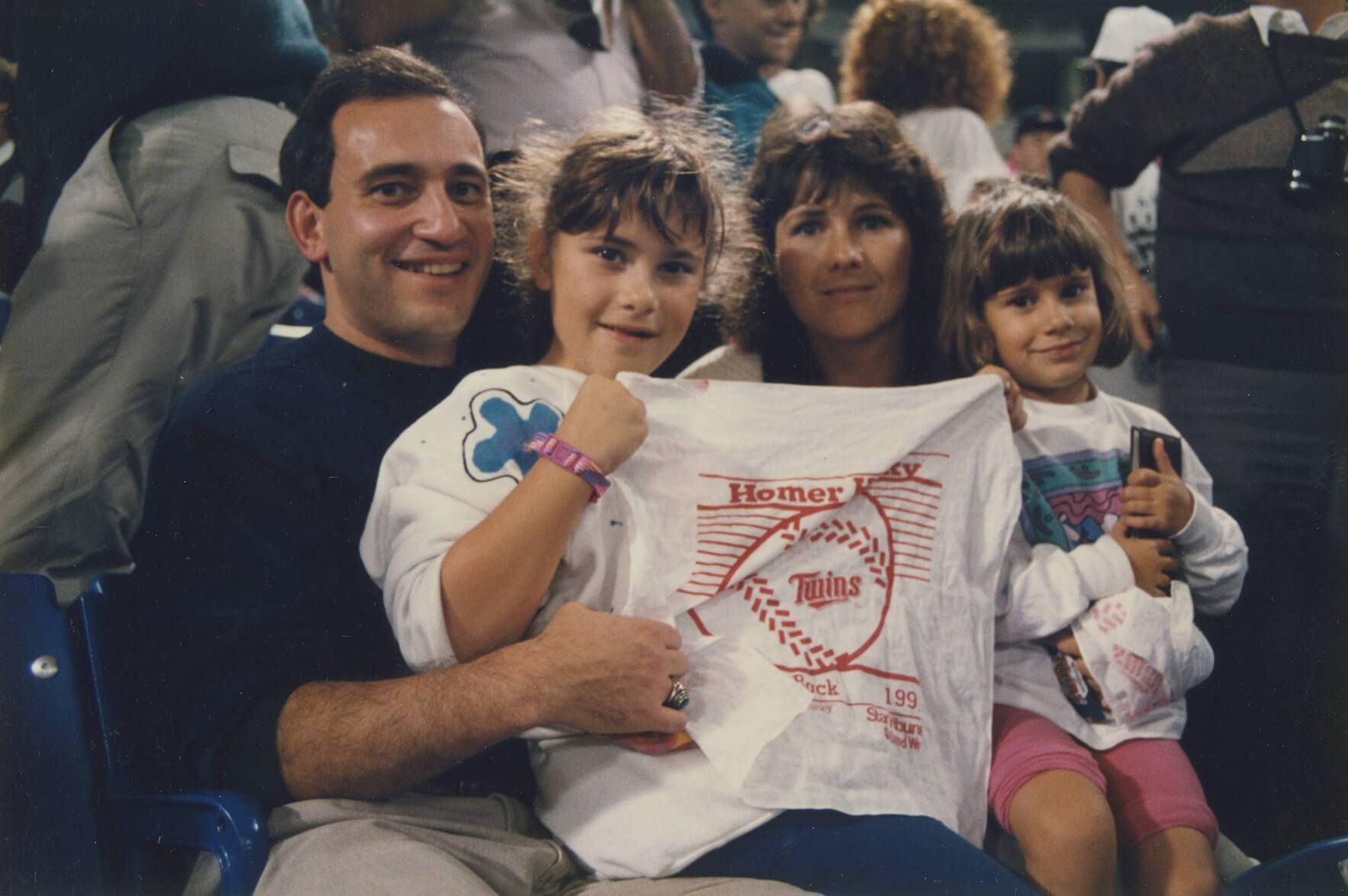 The Reis family with Homer Hanky