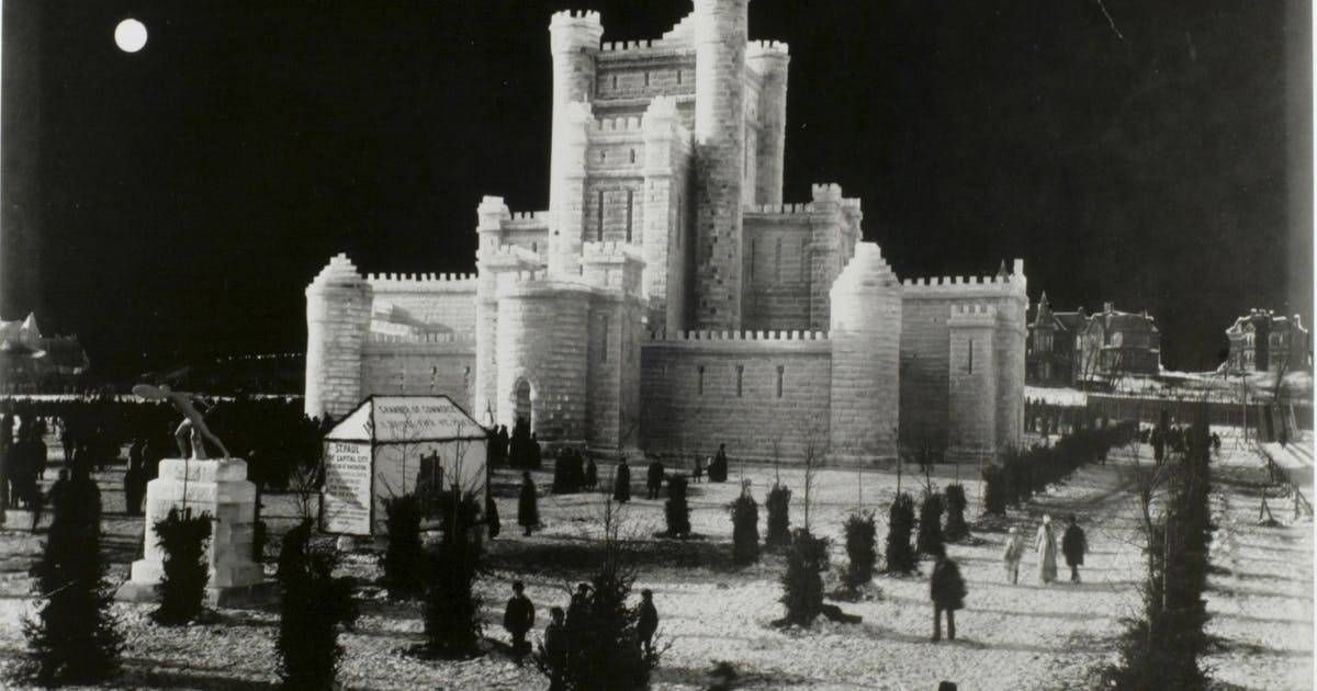 The 1886 Ice Palace in all its glory. Photo courtesy of the Star Tribune.