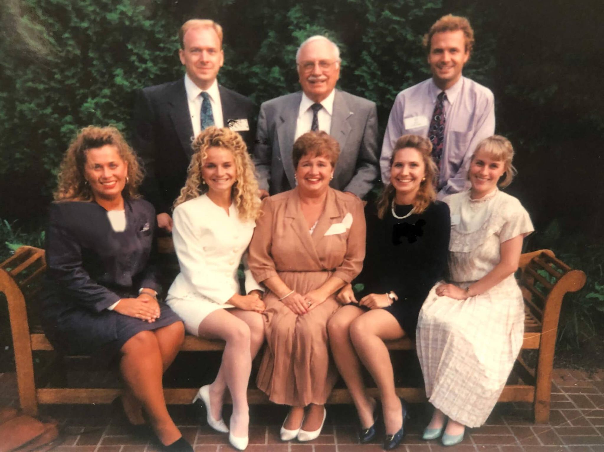 Lahammer family at Minnesota Governor's Residence, 1994.