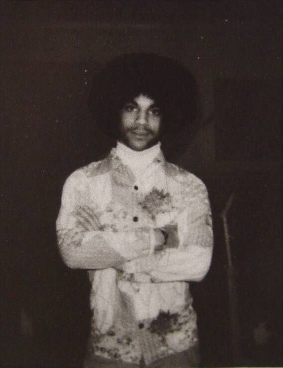 Prince at the home of Bernadette Anderson