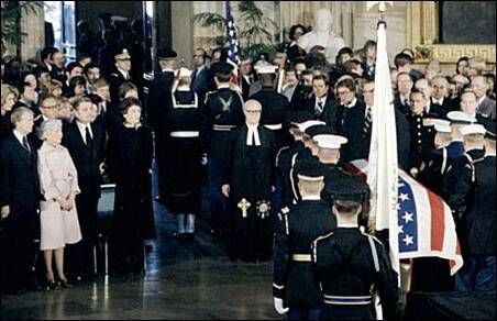 Hubert H. Humphrey funeral 1978. Minnesota Historical Society.